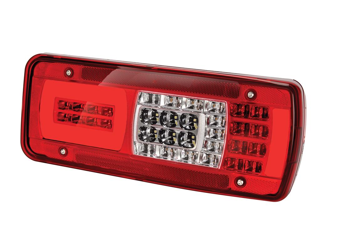 Feu arrière LED Droit, connecteur AMP 1.5 - 7 voies Latéral